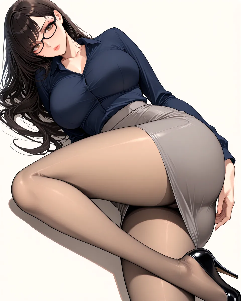 Office Sexy Lady, Pantyhose 01 A.I. - Image 46