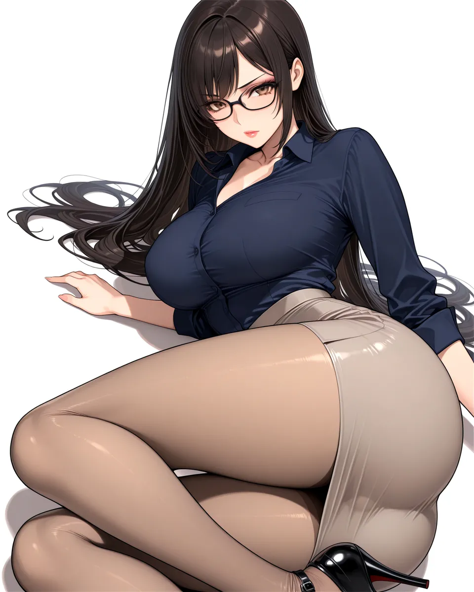 Office Sexy Lady, Pantyhose 01 A.I. - Image 47