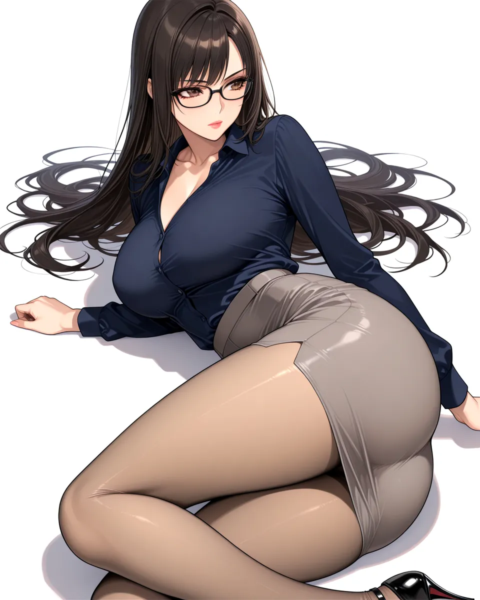 Office Sexy Lady, Pantyhose 01 A.I. - Image 48