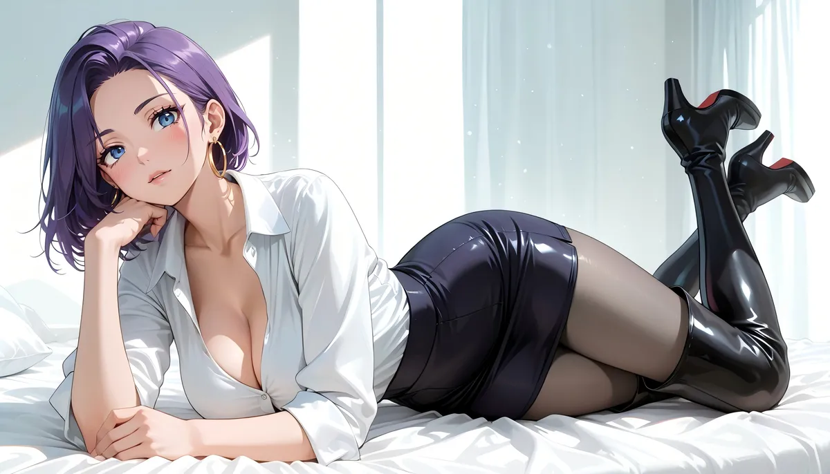 Office Sexy Lady, Pantyhose 01 A.I. - Image 56