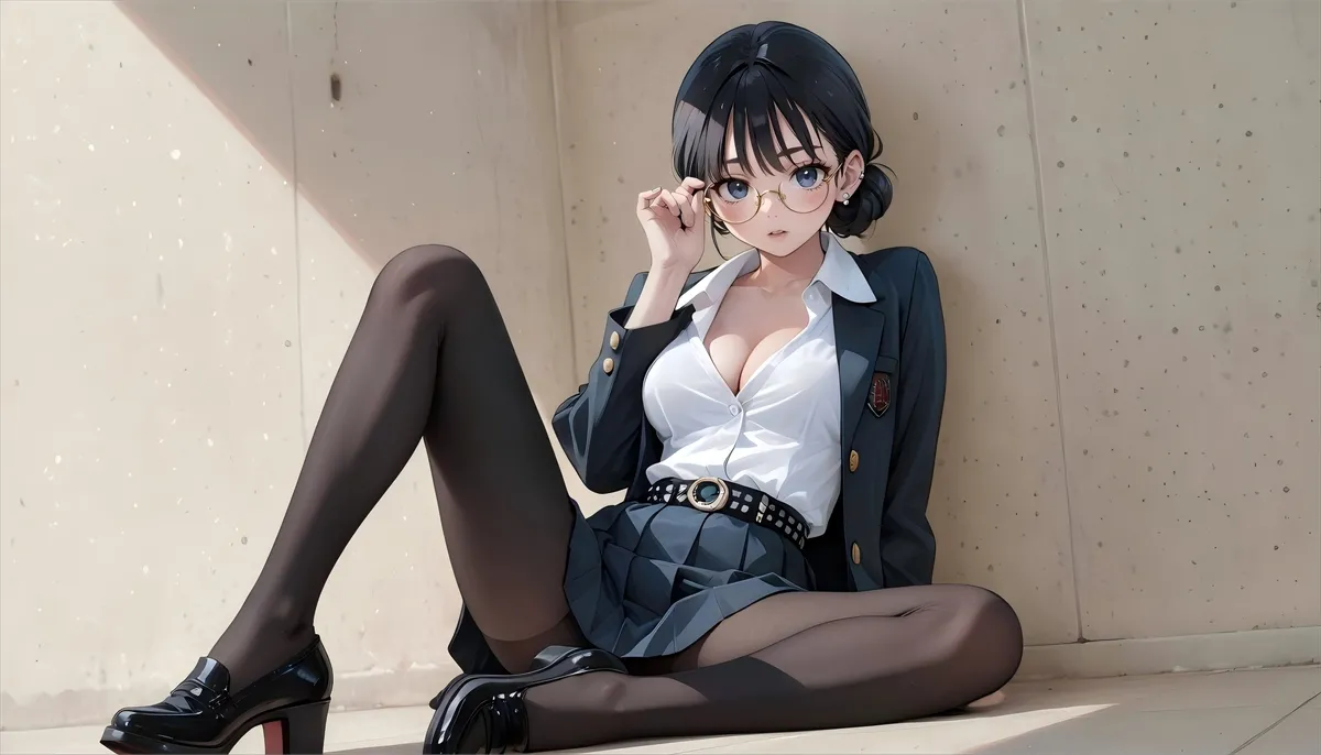 Office Sexy Lady, Pantyhose 01 A.I. - Image 59