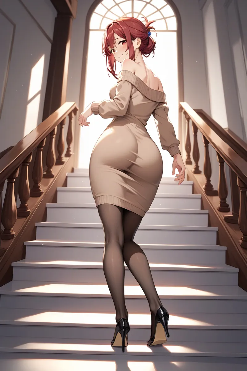 Office Sexy Lady, Pantyhose 01 A.I. - Image 6