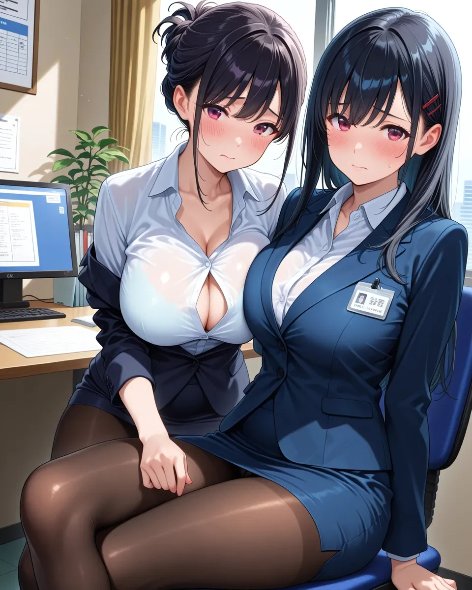 Office Sexy Lady, Pantyhose 01 A.I. - Image 74