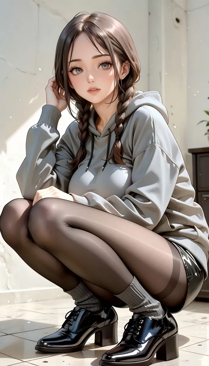 Office Sexy Lady, Pantyhose 01 A.I. - Image 84