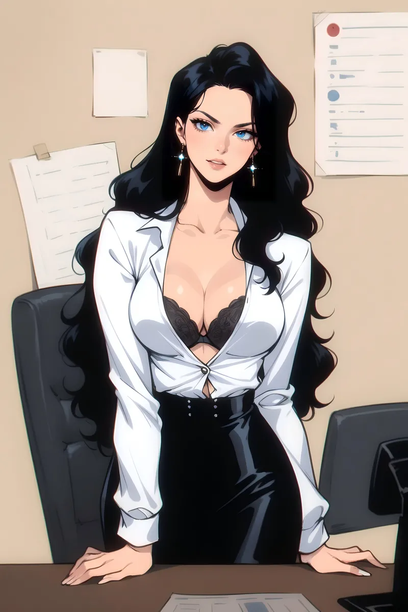 Office Sexy Lady, Pantyhose 01 A.I. - Image 9