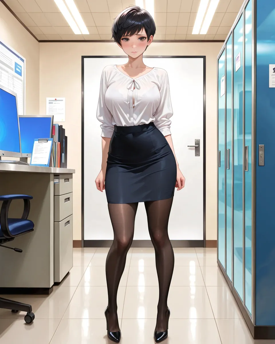 Office Sexy Lady, Pantyhose 01 A.I. - Image 93