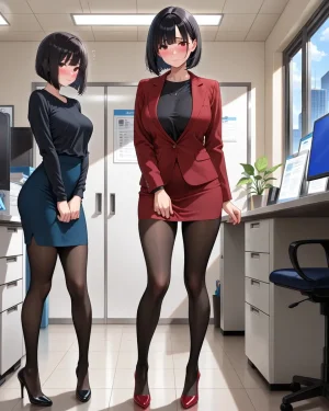 Office Sexy Lady, Pantyhose 01 A.I. - Page 110