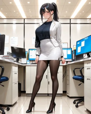 Office Sexy Lady, Pantyhose 01 A.I. - Page 114
