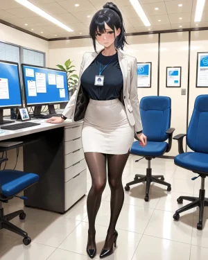 Office Sexy Lady, Pantyhose 01 A.I. - Page 115