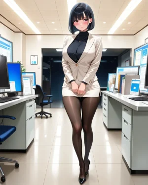 Office Sexy Lady, Pantyhose 01 A.I. - Page 125