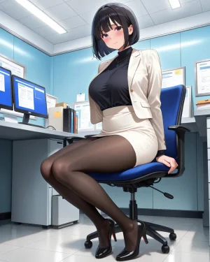 Office Sexy Lady, Pantyhose 01 A.I. - Page 126