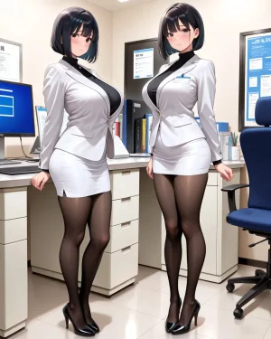 Office Sexy Lady, Pantyhose 01 A.I. - Page 127