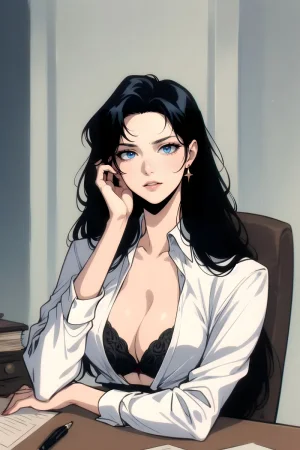 Office Sexy Lady, Pantyhose 01 A.I. - Page 13