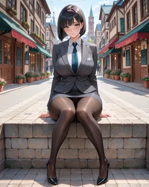 Office Sexy Lady, Pantyhose 01 A.I. - Page 140