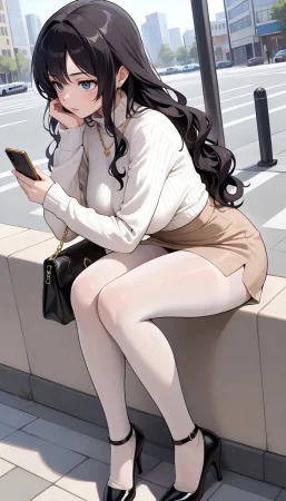 Office Sexy Lady, Pantyhose 01 A.I. - Page 142