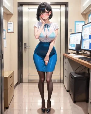 Office Sexy Lady, Pantyhose 01 A.I. - Page 185