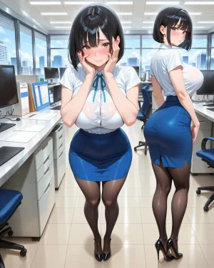 Office Sexy Lady, Pantyhose 01 A.I. - Page 189