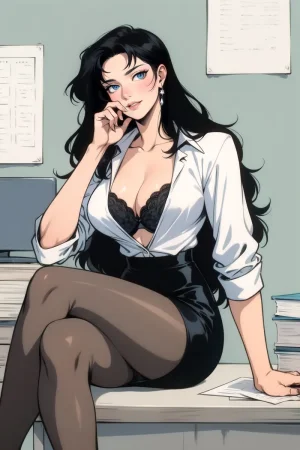 Office Sexy Lady, Pantyhose 01 A.I. - Page 19