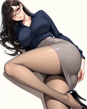 Office Sexy Lady, Pantyhose 01 A.I. - Page 46