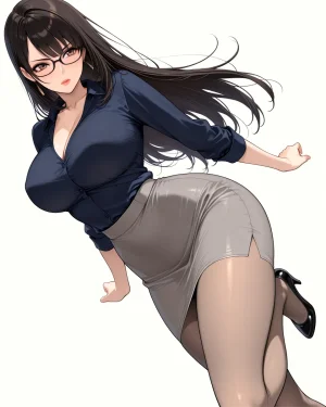 Office Sexy Lady, Pantyhose 01 A.I. - Page 53