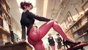 Office Sexy Lady, Pantyhose 01 A.I. - Page 55