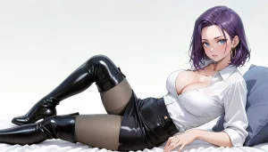 Office Sexy Lady, Pantyhose 01 A.I. - Page 58