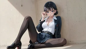 Office Sexy Lady, Pantyhose 01 A.I. - Page 59