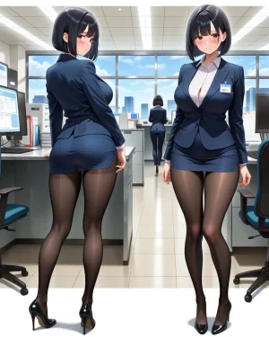 Office Sexy Lady, Pantyhose 01 A.I. - Page 82