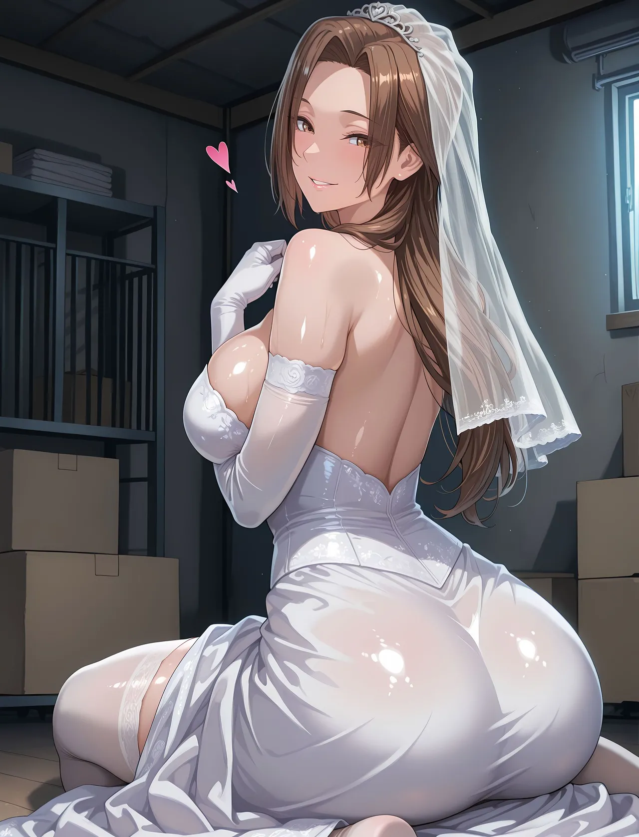 Oki Senpai 浜崎理沙 浜崎リサ Risa Hamazaki Wedding Dress - Image 7