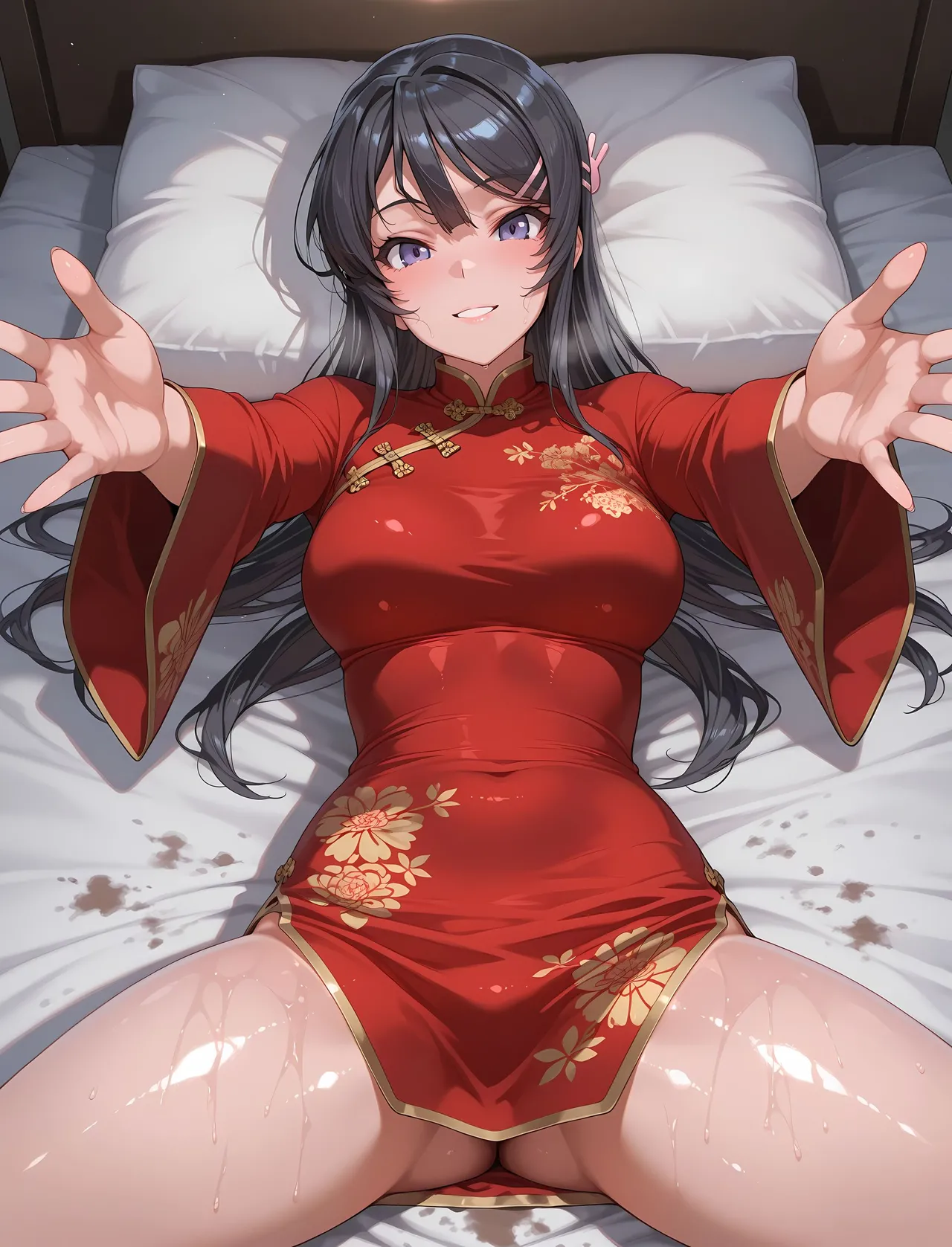 Oki Senpai 樱岛麻衣 Sakurajima Mai China Dress - Image 19