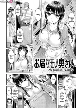 Okumoto Yuuta Otodo KEMONO Oku-san Ama de Casa come Repartidores Chichi Mamire Spanish Digital Decensored Harenchi no Fansub - Page 2