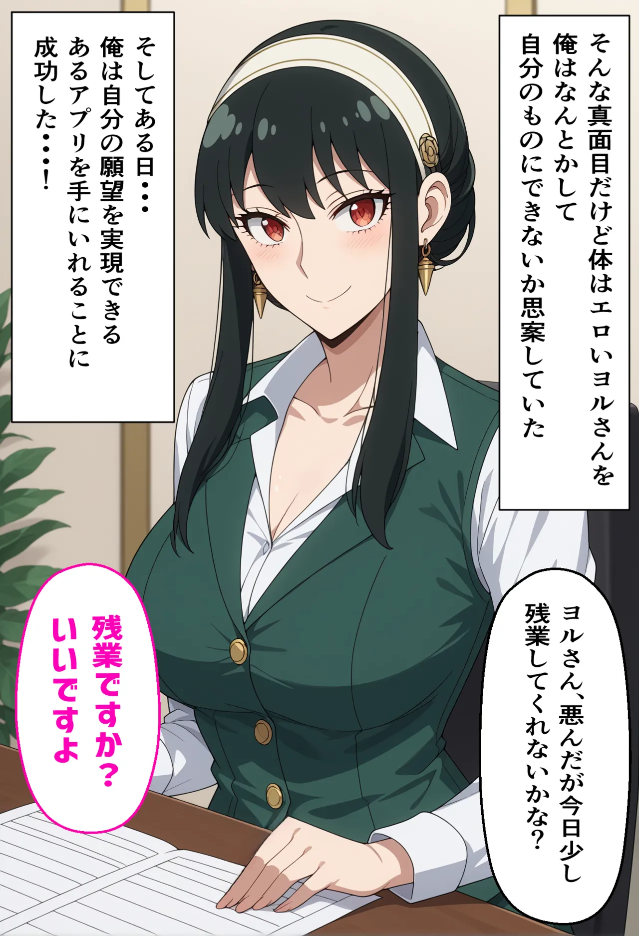 真面目なOLヨルさんを催アプリで種付けする話 - Image 3