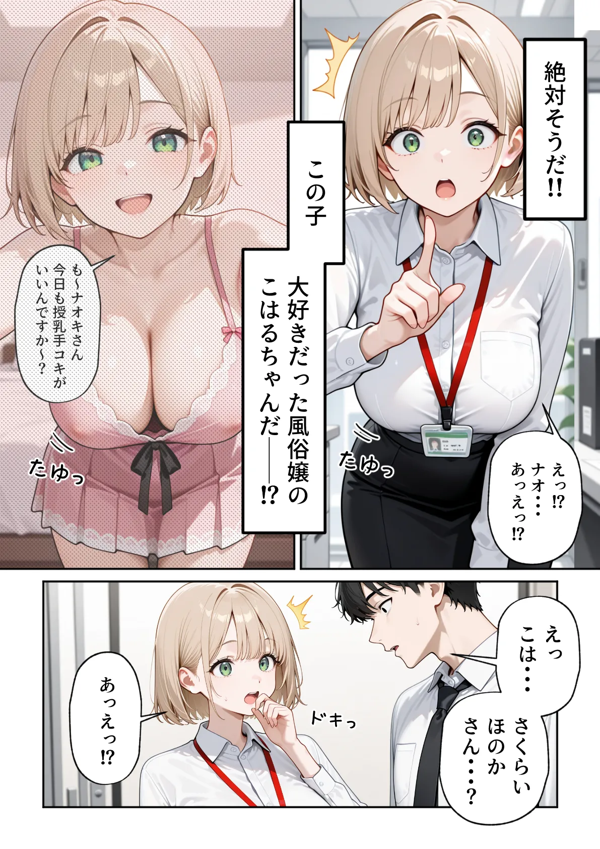ぱにぱに 大好きな風俗嬢が新卒OLとして俺の部下になった話 - Image 16