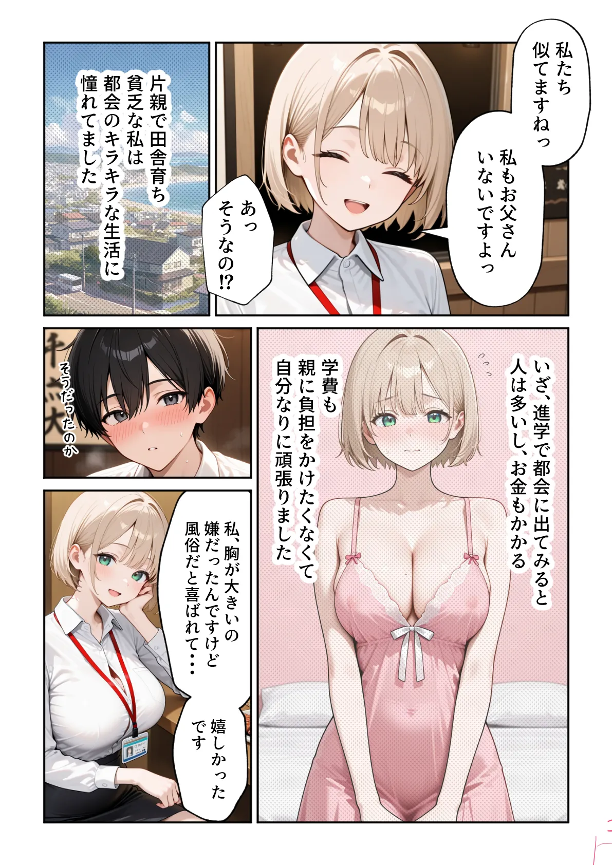 ぱにぱに 大好きな風俗嬢が新卒OLとして俺の部下になった話 - Image 30
