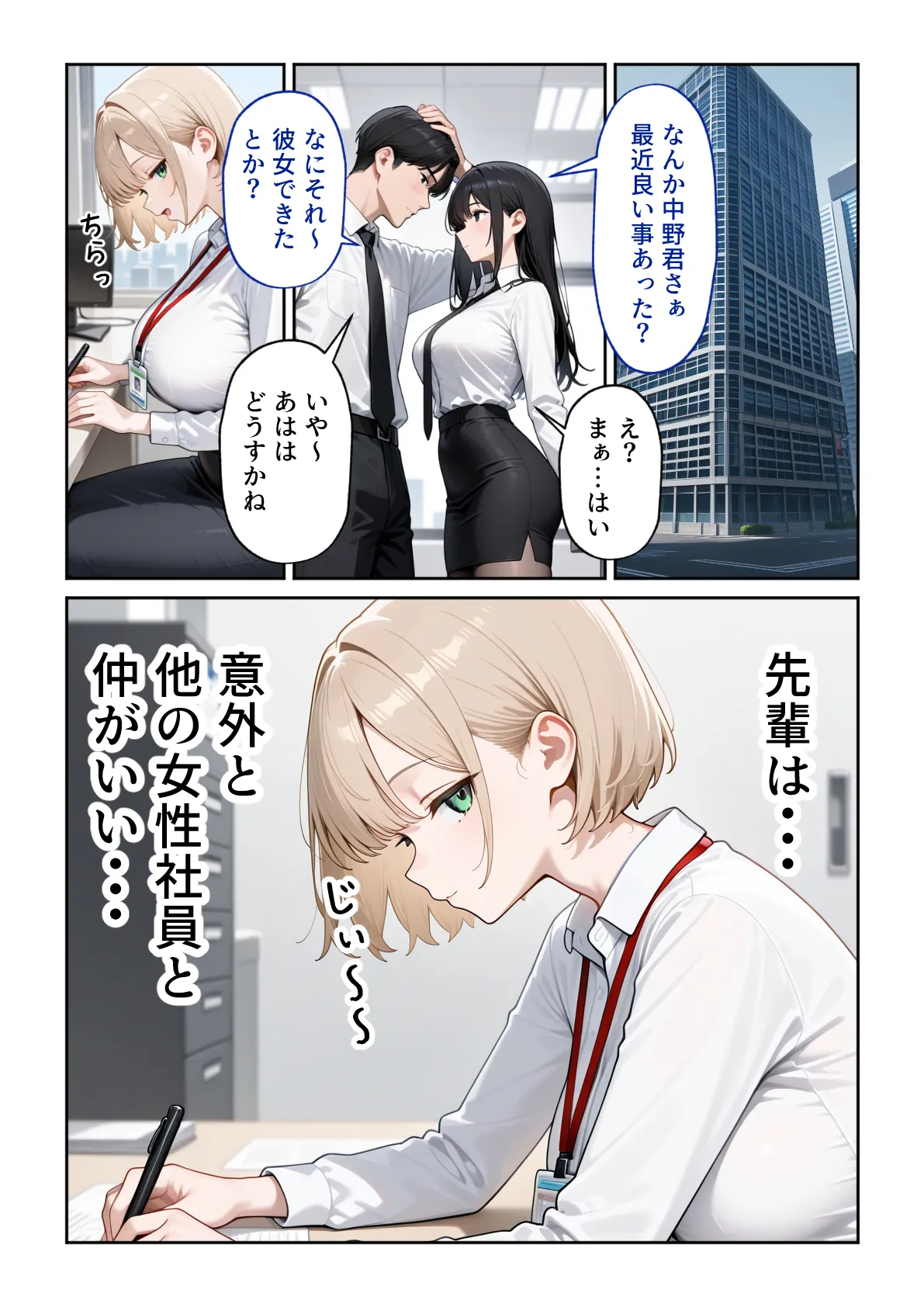 ぱにぱに 大好きな風俗嬢が新卒OLとして俺の部下になった話 - Image 76