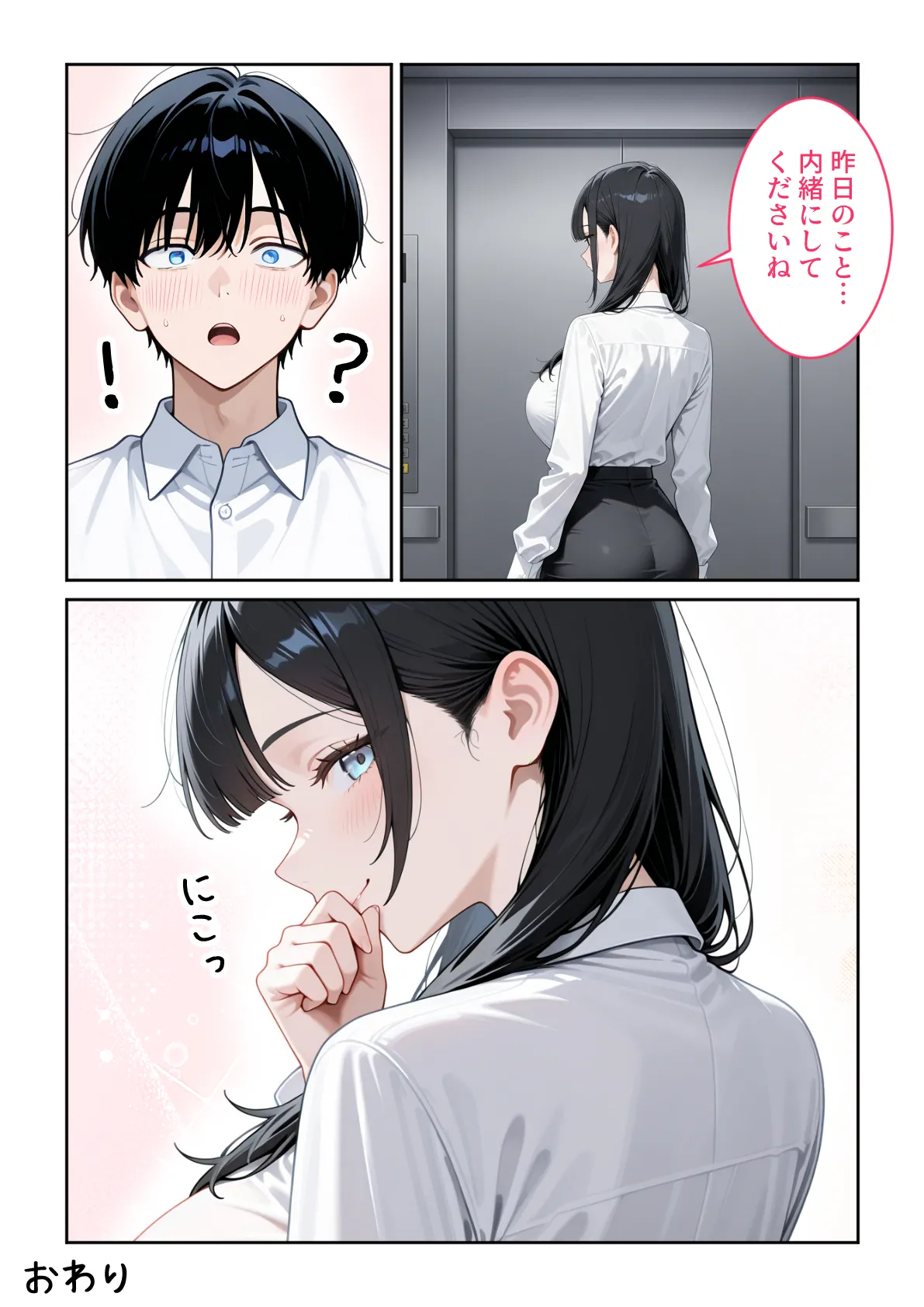 ぱにぱに 職場の人妻OLと浮気SEXしてしまった件 - Image 39