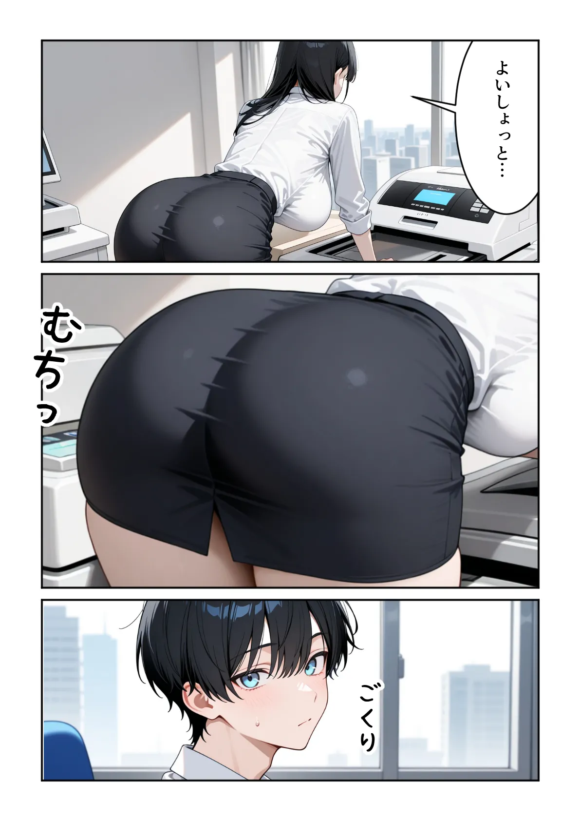 ぱにぱに 職場の人妻OLと浮気SEXしてしまった件 - Image 8