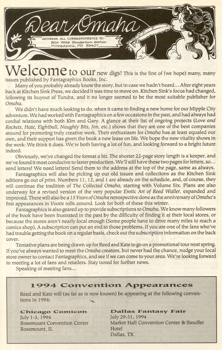 Omaha Fantagraphics 1 Reed Waller Kate Worley - Image 25