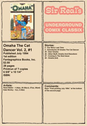 Omaha Fantagraphics 1 Reed Waller Kate Worley - Page 29