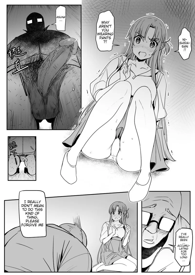Oninarasu Asuna - Nishida 2 Sword Art Online English Decensored - Image 14