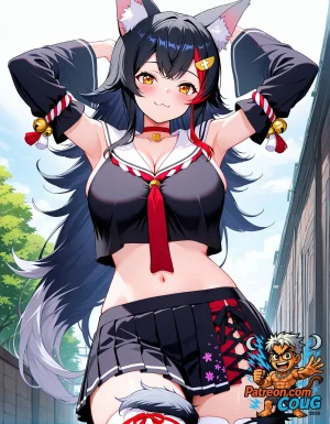 Ookami Mio hentai Hololive NSFW parody