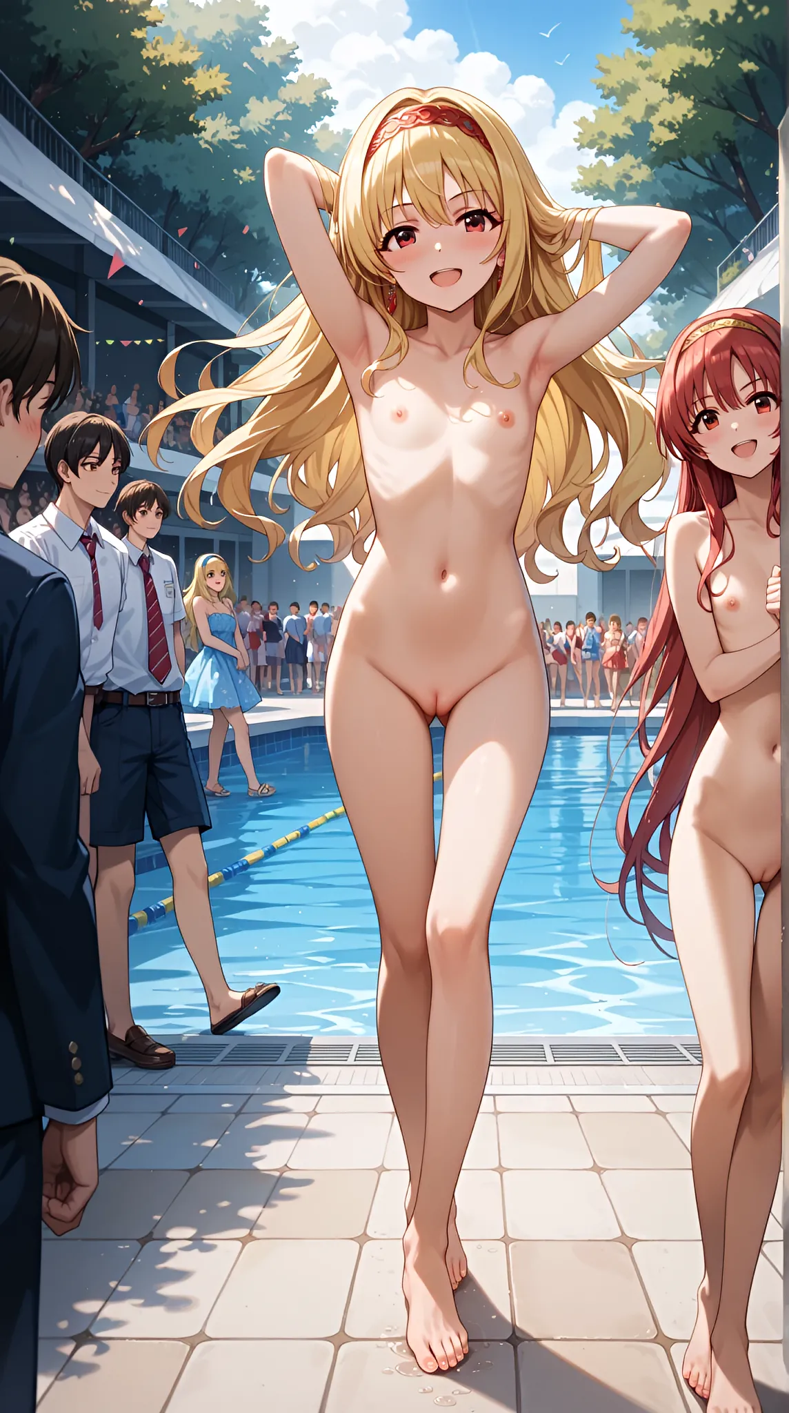 Orijinaru kyara Chitose-chan, pūru de zenra roshutsu sono 1 - Image 50