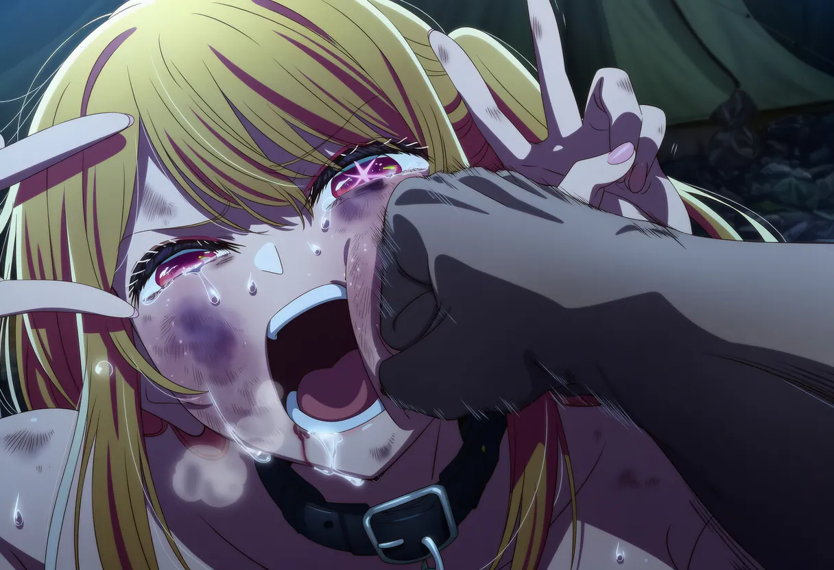 超残忍星野露比永无止境的殴打轮奸地狱被迫当性玩具偶像Oshi no KoAI - Image 32