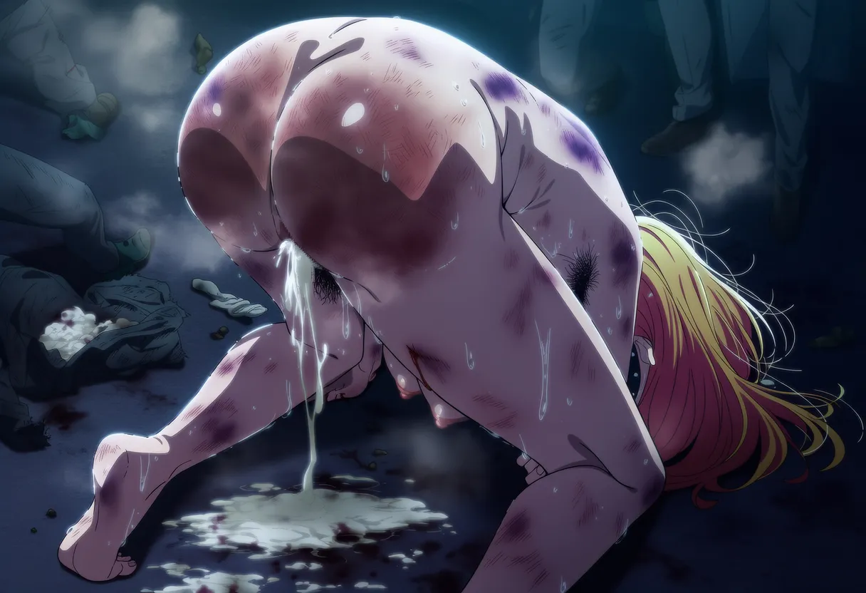 超残忍星野露比永无止境的殴打轮奸地狱被迫当性玩具偶像Oshi no KoAI - Image 38