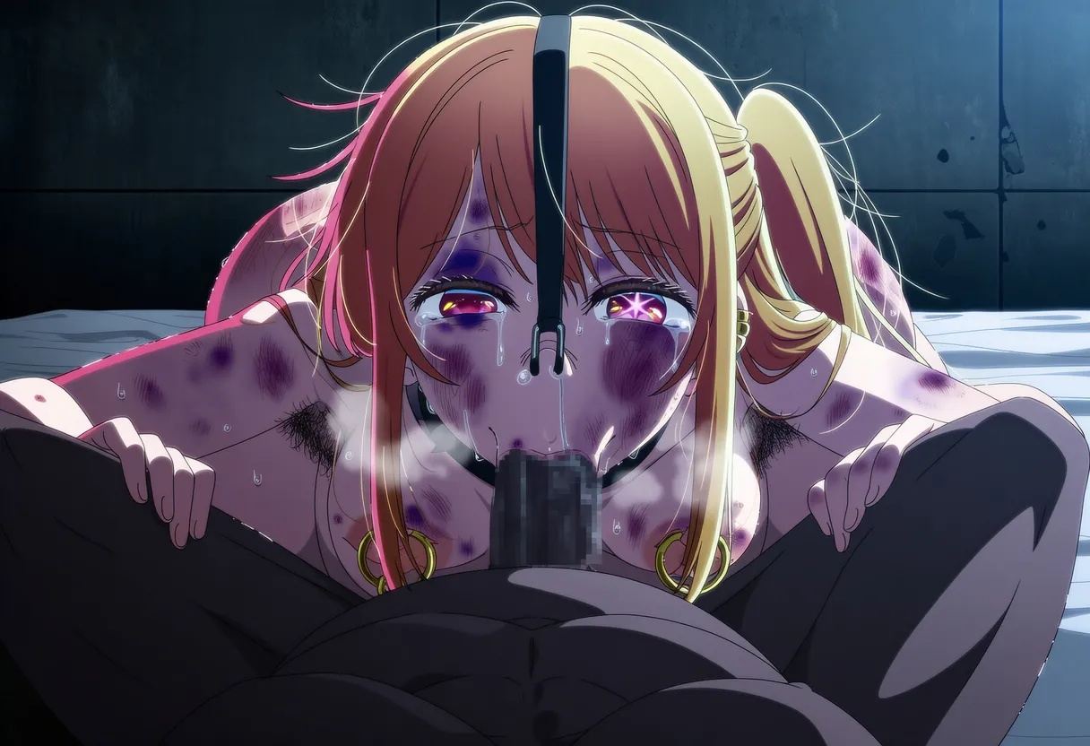 超残忍星野露比永无止境的殴打轮奸地狱被迫当性玩具偶像Oshi no KoAI - Image 68