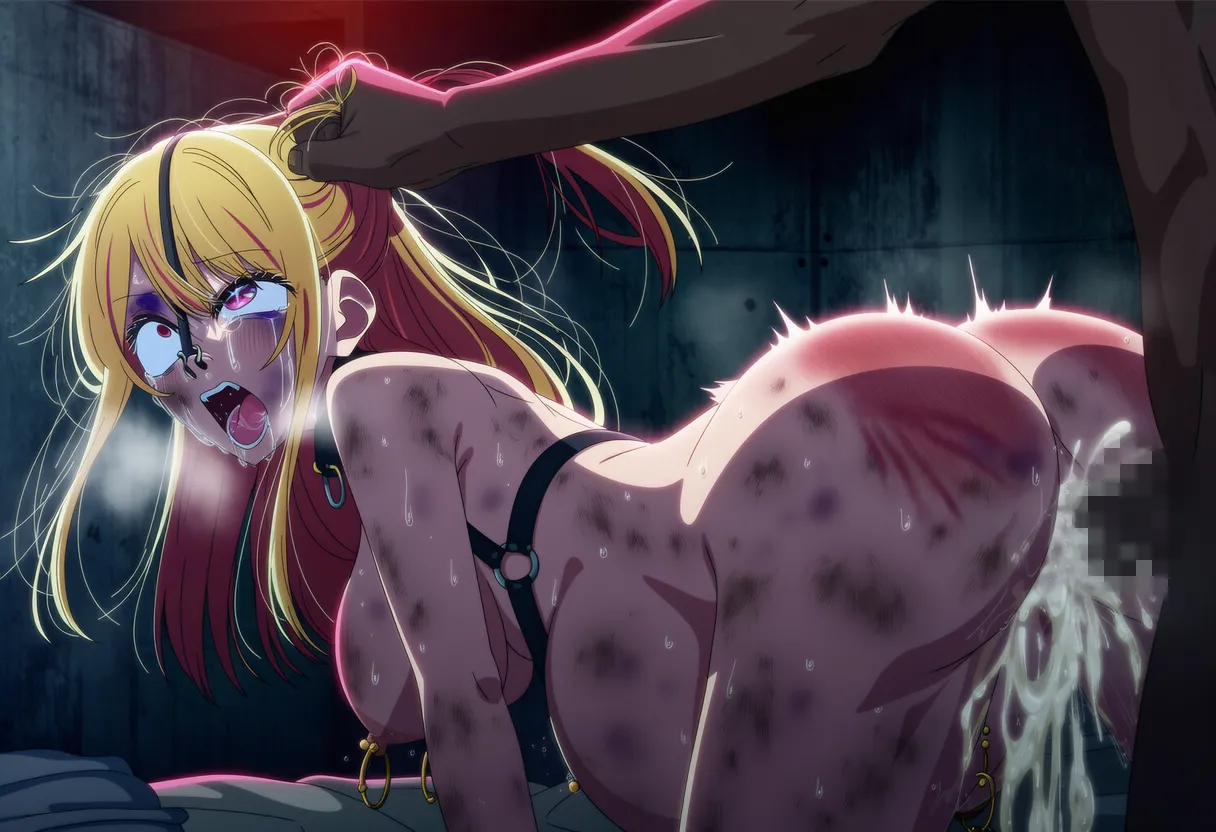 超残忍星野露比永无止境的殴打轮奸地狱被迫当性玩具偶像Oshi no KoAI - Image 72