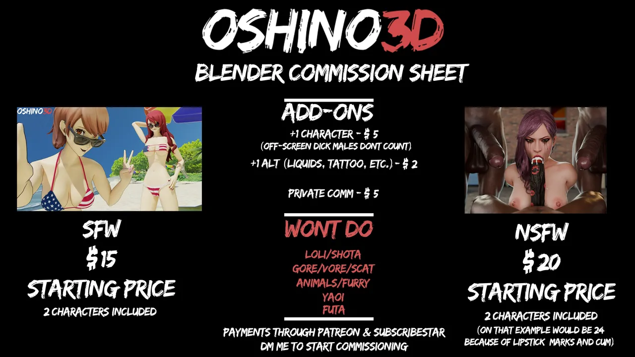 Oshino3D Twitter Bluesky Pixiv - Image 116