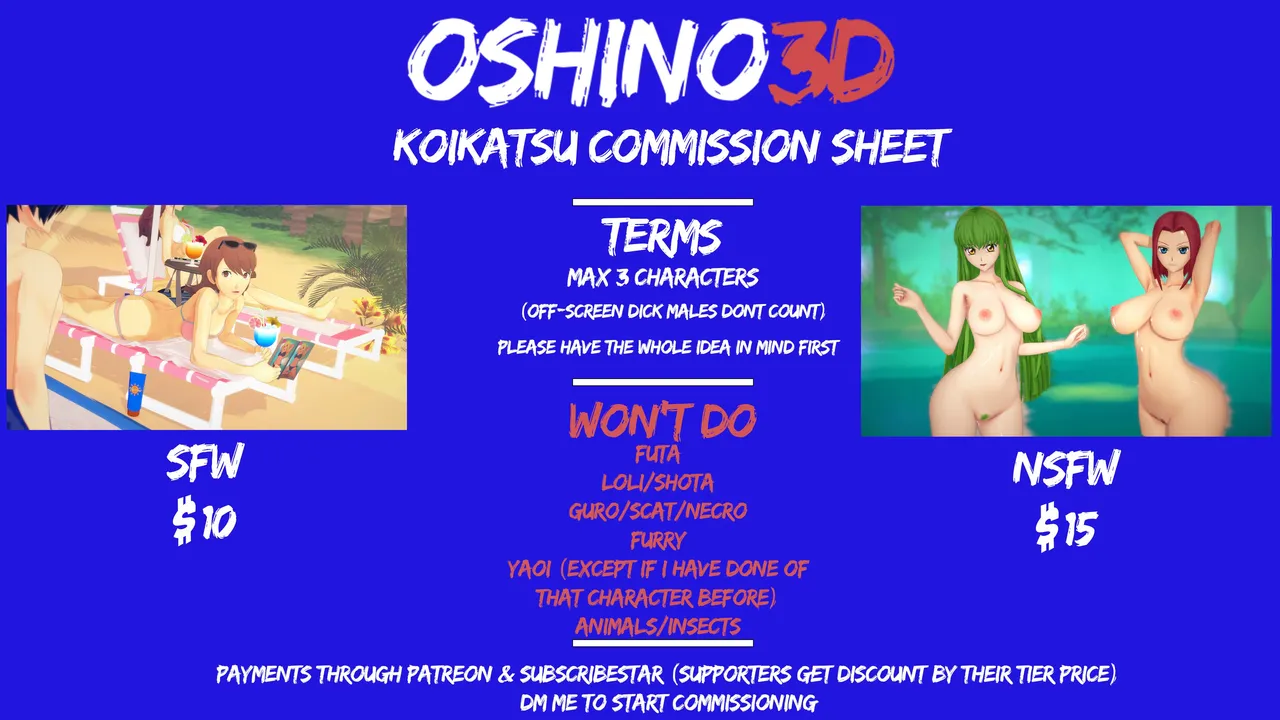 Oshino3D Twitter Bluesky Pixiv - Image 117