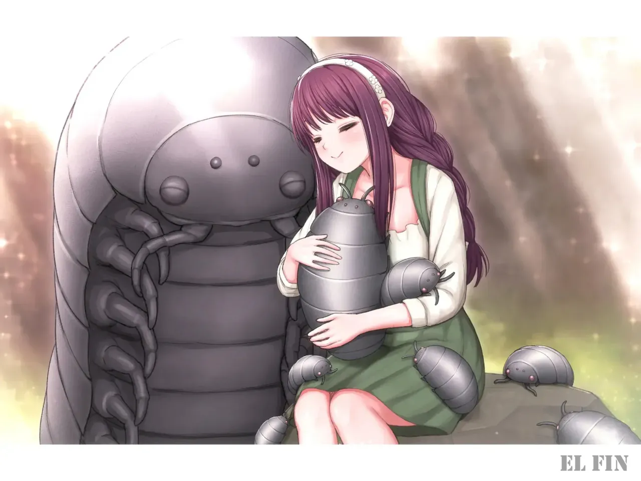 Oshinoso A Girl Falls in Love With a Giant Insect - Image 153
