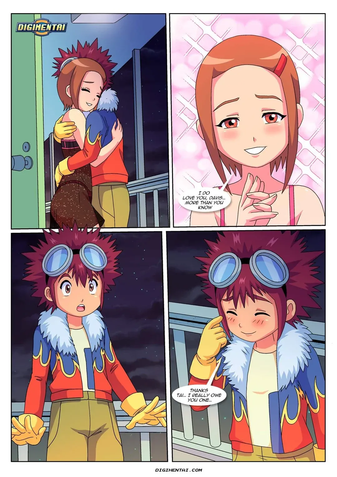 Palcomix The Love of a Hopeless Romantic Digimon Adventure 02 - Image 10